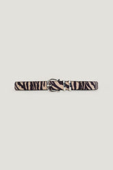 Classic Faux Calf Hair Belt