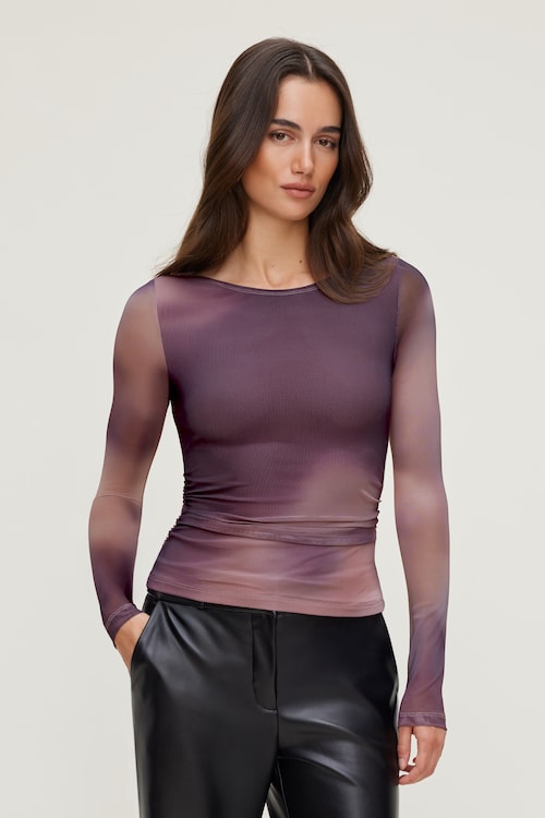 Stella Mesh Long Sleeve Top