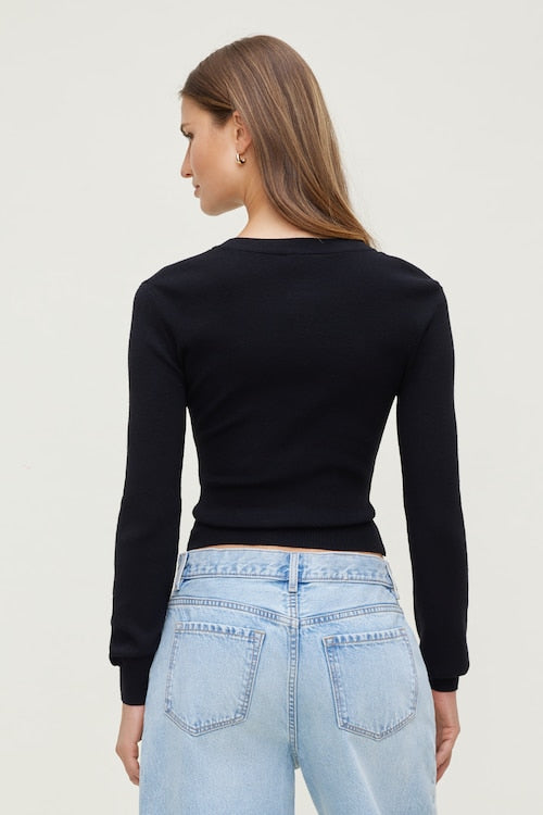 Rebecca Crewneck Cardigan