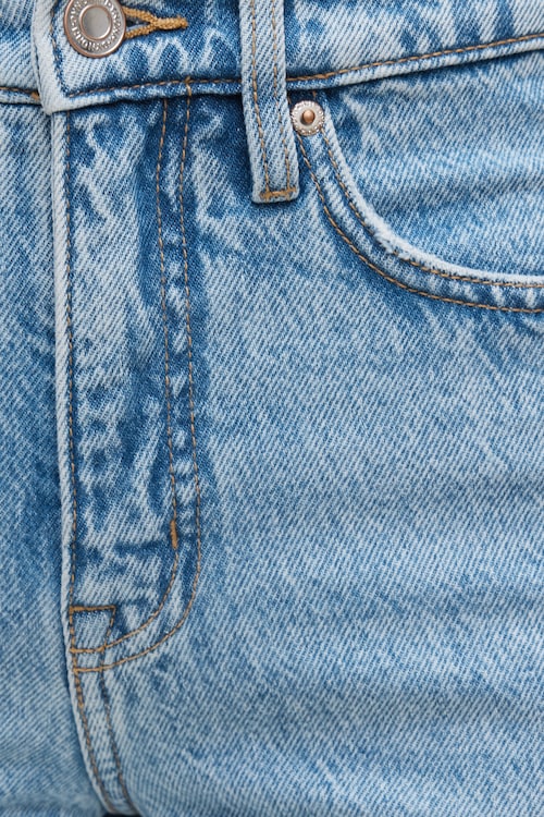Cara Rigid High Rise Straight Leg Jeans