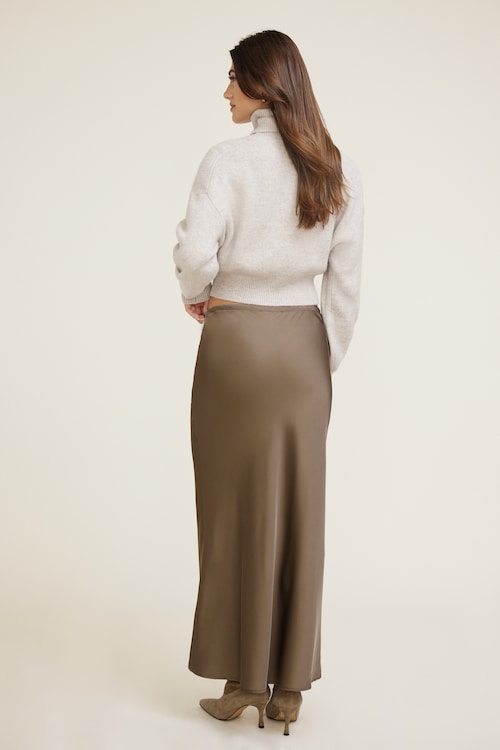 Cary Satin Slip Maxi Skirt