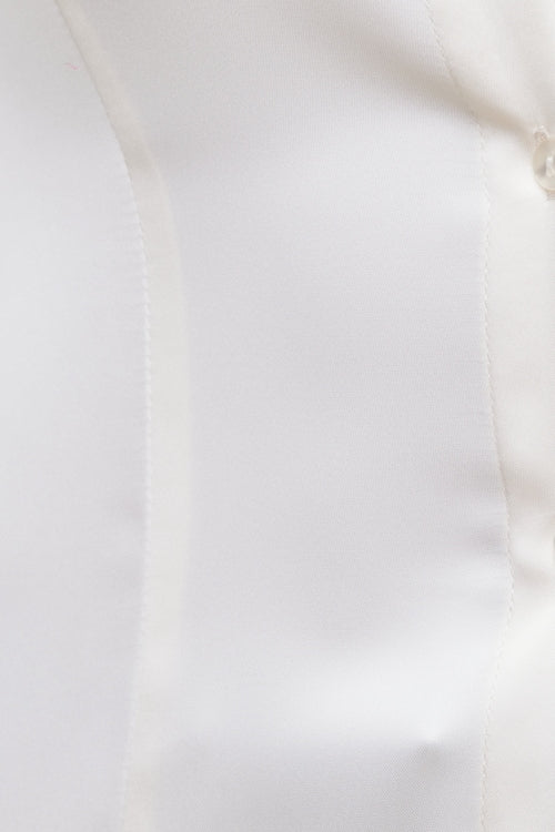 Eva Cinched Satin Shirt