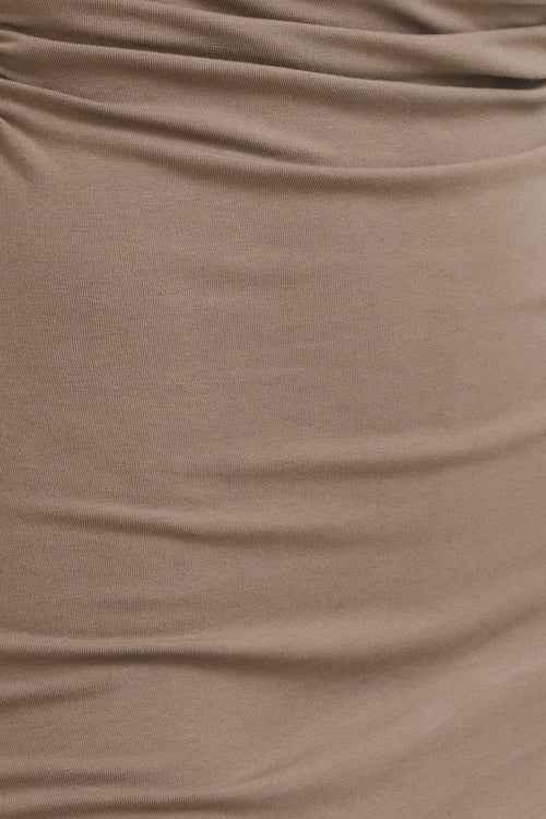 Ruched Jersey Mini Dress