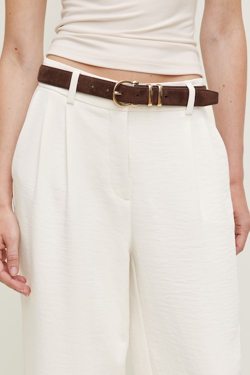 Classic Faux Leather Belt