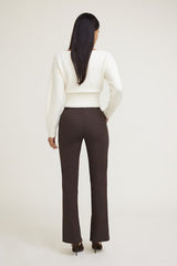 High Rise Slim Leg Pants