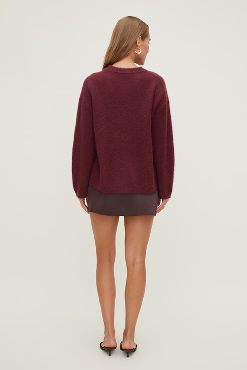 Premium Mohair Wide Sleeve Sweater