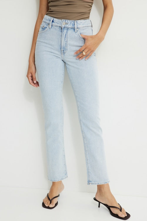 Frenchie High Rise Slim Leg Jeans