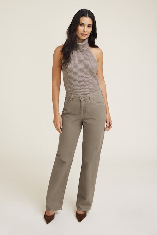 Mika Mid Rise Relaxed Straight Leg Jeans 