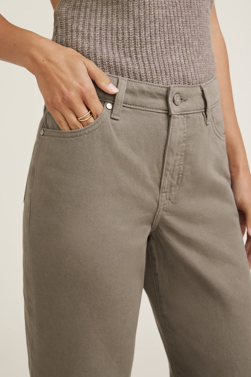 Mika Mid Rise Relaxed Straight Leg Jeans 
