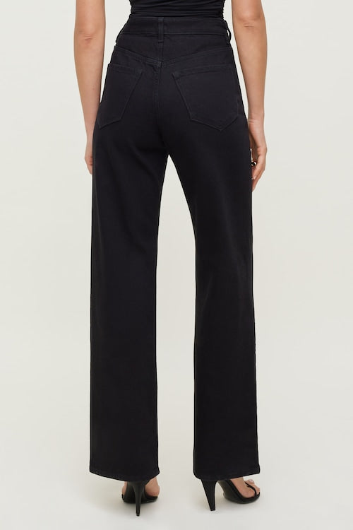 Heidi Stretch High Rise Wide Leg Jeans