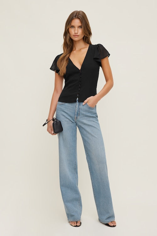 Heidi High Rise Wide Leg Jeans