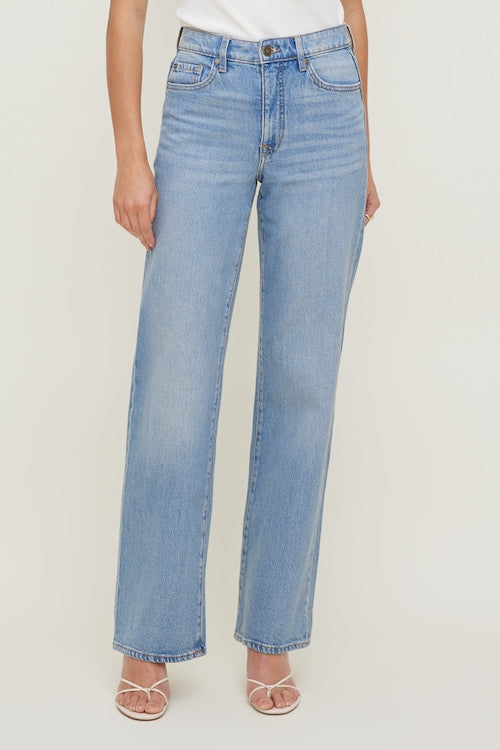 Heidi Stretch High Rise Wide Leg Jeans