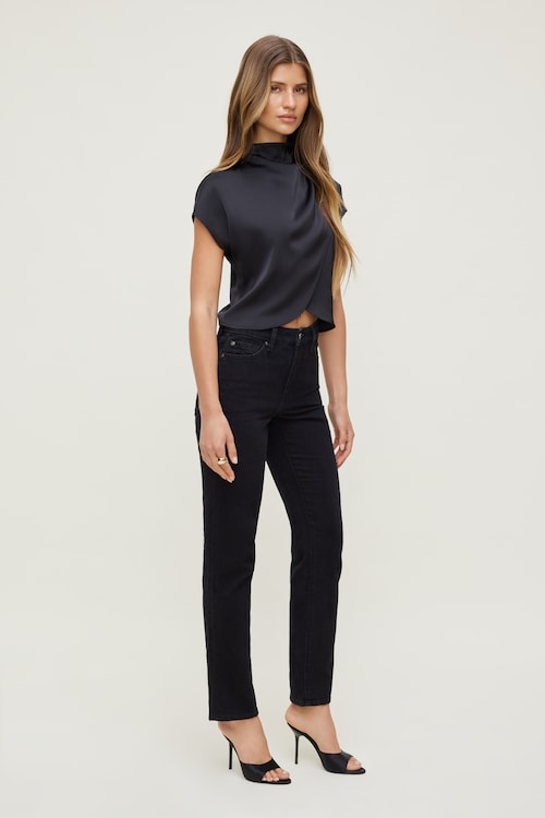 Frenchie High Rise Slim Leg Jeans