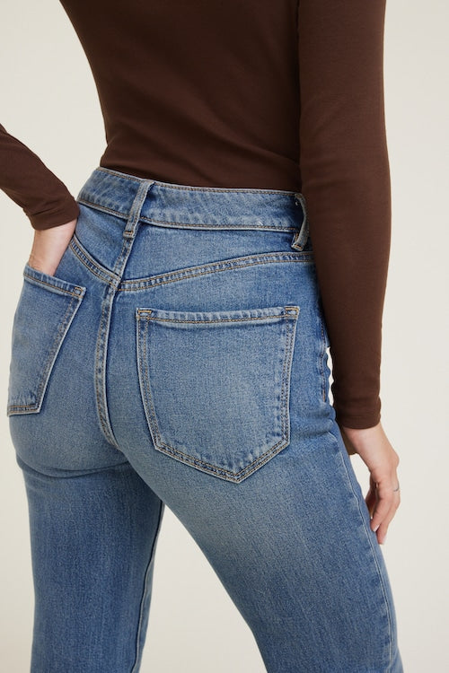 Elodie Stretch High Rise Bootcut Jeans