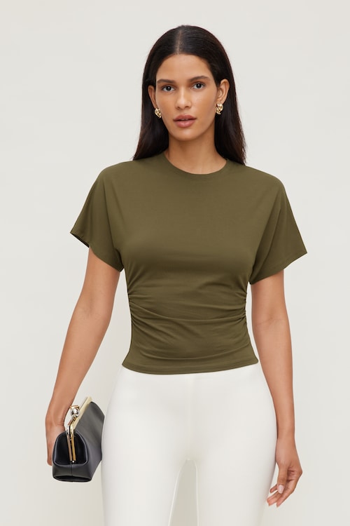 Andrea Striped Cotton T Shirt