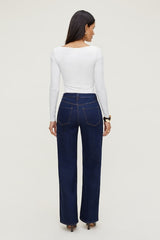 Nola Jacquard Long Sleeve Top