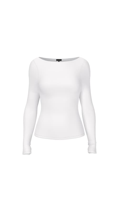 Nola Jacquard Long Sleeve Top