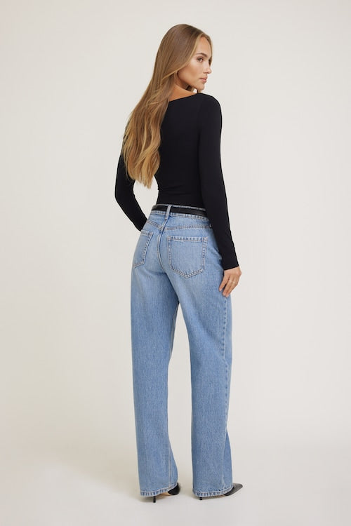Nola Jacquard Long Sleeve Top