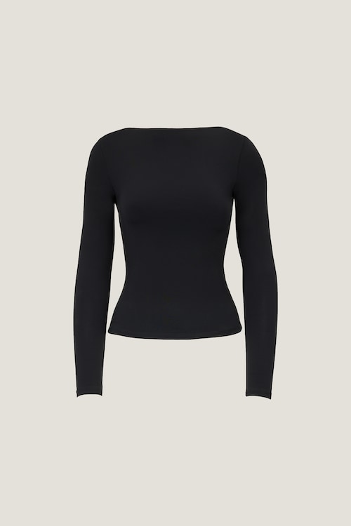 Nola Jacquard Long Sleeve Top