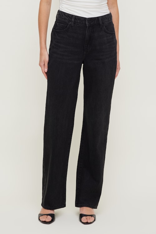 Mika Mid Rise Relaxed Straight Leg Jeans
