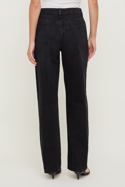 Mika Mid Rise Relaxed Straight Leg Jeans