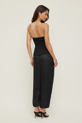 Peplum Bustier Top