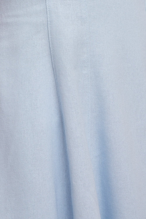 Ivory Linen Mini Dress