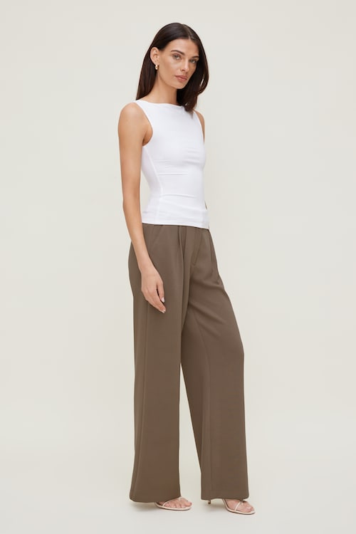 Alex Pinstripe Wide Leg Pants