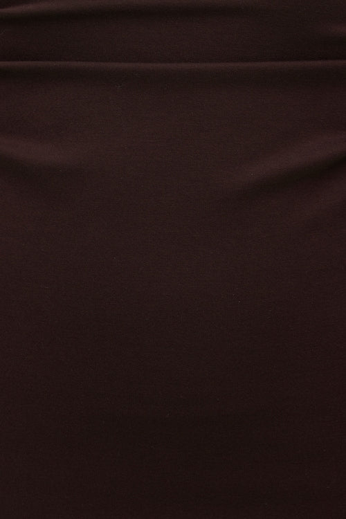 Crewneck Ponte Midi Dress