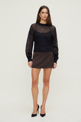 Premium Mohair Balloon Sleeve Sweater