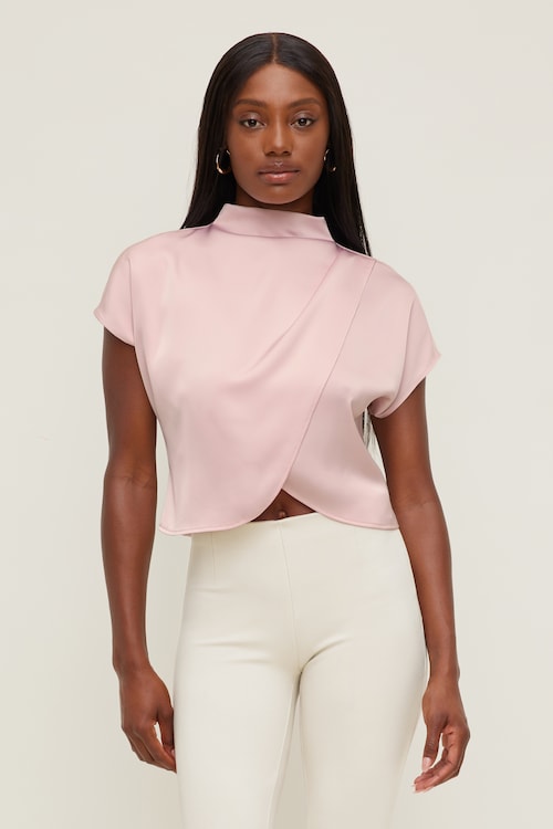 Ella Layered Satin Blouse