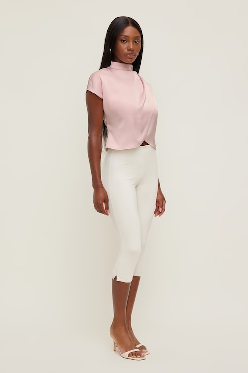 Ella Layered Satin Blouse