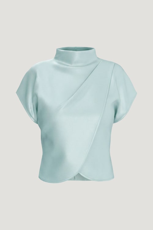 Ella Layered Satin Blouse