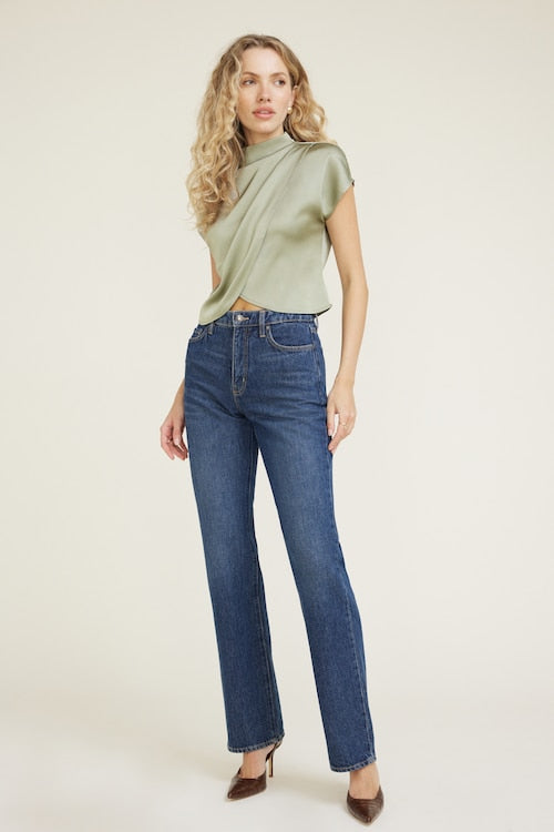 Ella Layered Satin Blouse
