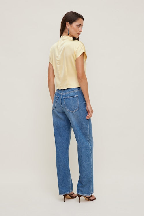 Ella Layered Satin Blouse
