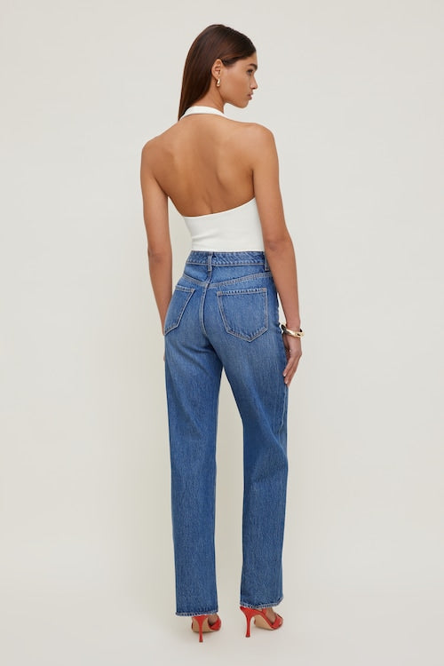 Heidi Stretch High Rise Wide Leg Jeans