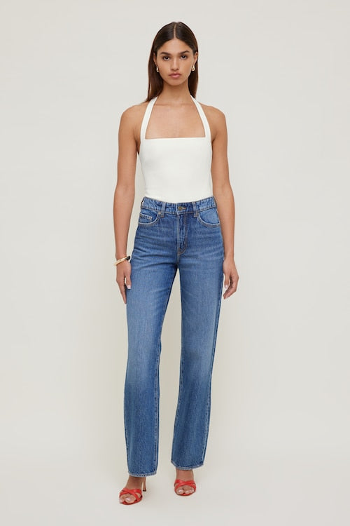 Heidi Stretch High Rise Wide Leg Jeans