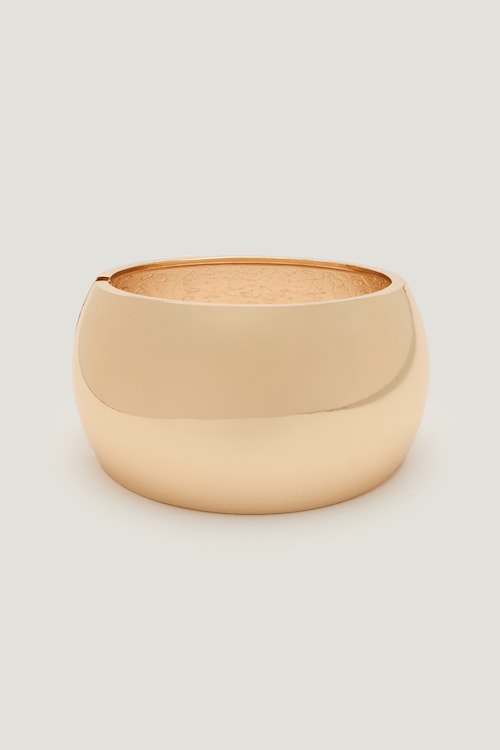 Oversized Chunky Snap Bangle Bracelet