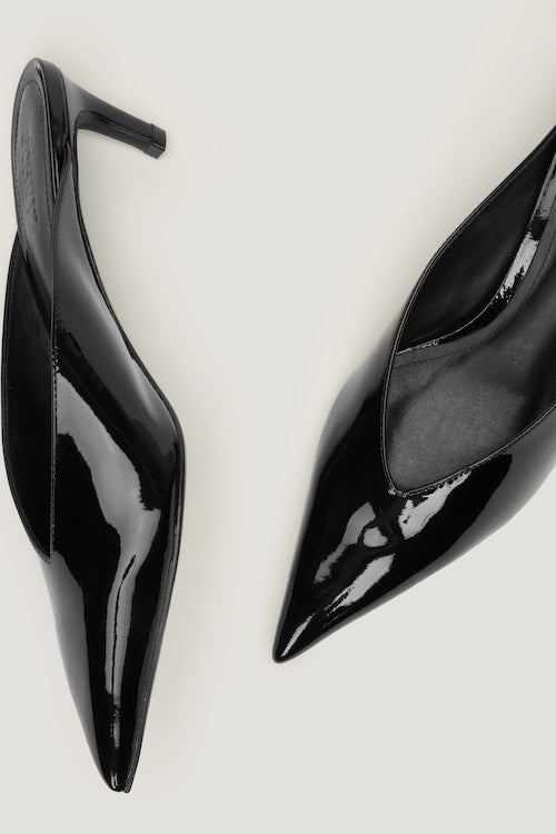 SCHUTZ | Loren Patent Heeled Mules