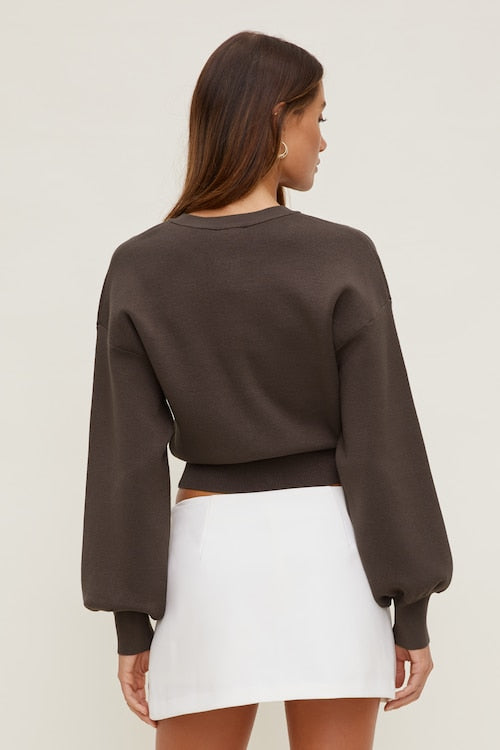 Ellie Balloon Sleeve Cardigan
