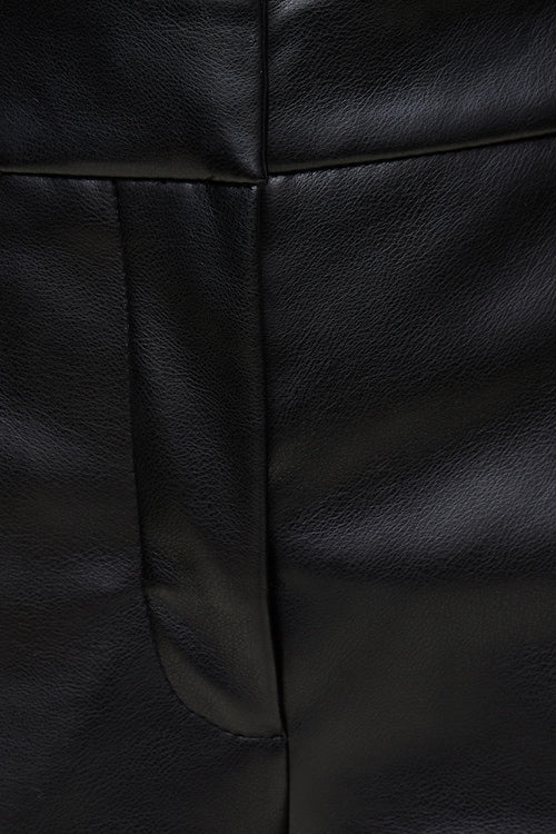 Camelia Straight Leg Faux Leather Pants