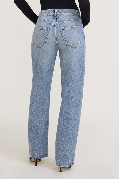 Mika Mid Rise Relaxed Straight Leg Jeans