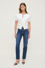 Frenchie High Rise Slim Leg Jeans