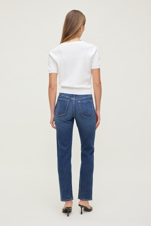 Frenchie High Rise Slim Leg Jeans