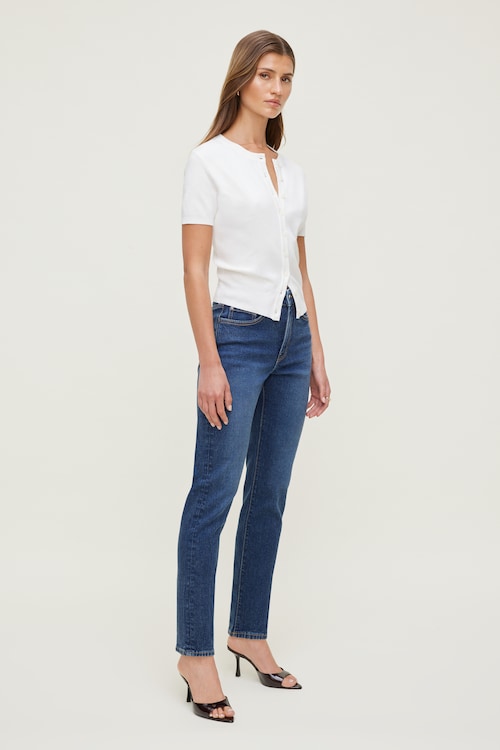 Frenchie High Rise Slim Leg Jeans