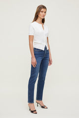 Frenchie High Rise Slim Leg Jeans