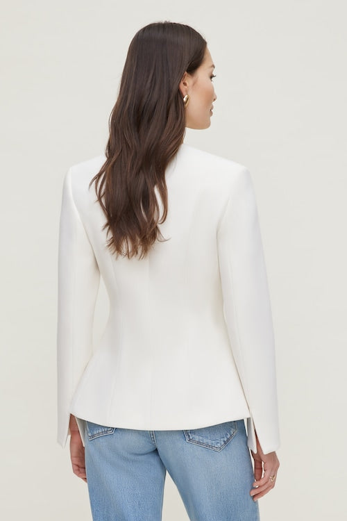 Plunge Small Button Blazer