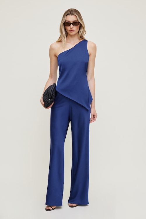 Izzy Wide Leg Satin Pants