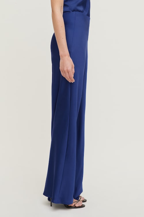 Izzy Wide Leg Satin Pants
