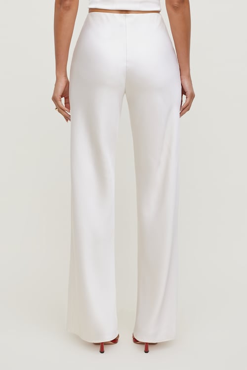 Izzy Wide Leg Satin Pants